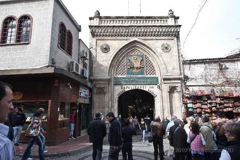 20100402_105337 D3.jpg - The Nuruosmaniye Gate of the Grand Bazaar, opened in 1461.